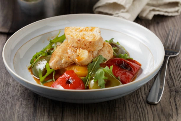Tilapia with Tomato Basil Relish